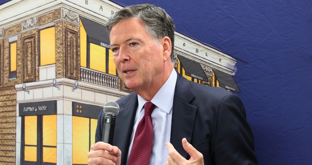 Justice Department charges former FBI Director James Comey for third time